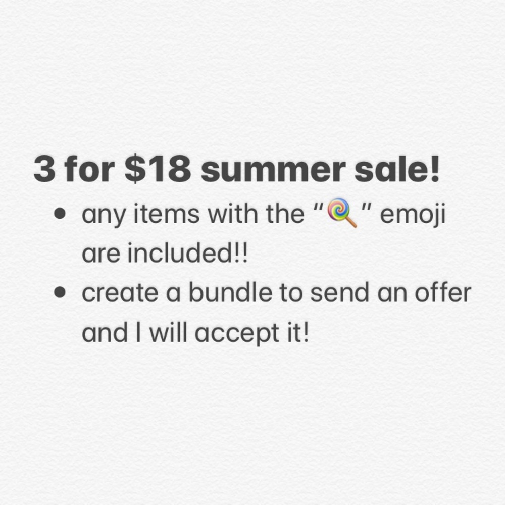 Closet Sale!